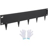 image:imageVEVOR Steel Landscape Edging 5 Packs 39 x 4 in RustResistant Metal Landscape Edging Bendable Garden Edging Border Heavy Duty Lawn Edging EasytoInstall Flower Bed Yard Pathway Divider Brown39 L x 5 H