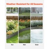 image:imageVEVOR Steel Landscape Edging 5 Packs 39 x 4 in RustResistant Metal Landscape Edging Bendable Garden Edging Border Heavy Duty Lawn Edging EasytoInstall Flower Bed Yard Pathway Divider Brown39 L x 5 H