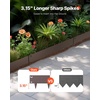 image:imageVEVOR Steel Landscape Edging 5 Packs 39 x 4 in RustResistant Metal Landscape Edging Bendable Garden Edging Border Heavy Duty Lawn Edging EasytoInstall Flower Bed Yard Pathway Divider Brown39 L x 5 H