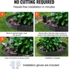 image:imageVEVOR Steel Landscape Edging 5 Packs 39 x 4 in RustResistant Metal Landscape Edging Bendable Garden Edging Border Heavy Duty Lawn Edging EasytoInstall Flower Bed Yard Pathway Divider Brown39 L x 5 H