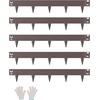 image:imageVEVOR Steel Landscape Edging 5 Packs 39 x 4 in RustResistant Metal Landscape Edging Bendable Garden Edging Border Heavy Duty Lawn Edging EasytoInstall Flower Bed Yard Pathway Divider Brown39 L x 3 H
