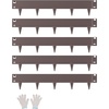 image:imageVEVOR Steel Landscape Edging 5 Packs 39 x 4 in RustResistant Metal Landscape Edging Bendable Garden Edging Border Heavy Duty Lawn Edging EasytoInstall Flower Bed Yard Pathway Divider Brown39 L x 4 H