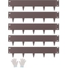 image:imageVEVOR Steel Landscape Edging 5 Packs 39 x 4 in RustResistant Metal Landscape Edging Bendable Garden Edging Border Heavy Duty Lawn Edging EasytoInstall Flower Bed Yard Pathway Divider Brown39 L x 5 H