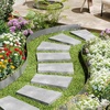 image:imageVEVOR Steel Landscape Edging 5 Packs 39 x 4 in RustResistant Metal Landscape Edging Bendable Garden Edging Border Heavy Duty Lawn Edging EasytoInstall Flower Bed Yard Pathway Divider Brown39 L x 4 H