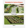 image:imageVEVOR Steel Landscape Edging 5 Packs 39 x 4 in RustResistant Metal Landscape Edging Bendable Garden Edging Border Heavy Duty Lawn Edging EasytoInstall Flower Bed Yard Pathway Divider Brown39 L x 3 H
