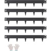 image:imageVEVOR Steel Landscape Edging 5 Packs 39 x 4 in RustResistant Metal Landscape Edging Bendable Garden Edging Border Heavy Duty Lawn Edging EasytoInstall Flower Bed Yard Pathway Divider Brown39 L x 3 H