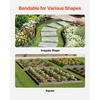image:imageVEVOR Steel Landscape Edging 5 Packs 39 x 4 in RustResistant Metal Landscape Edging Bendable Garden Edging Border Heavy Duty Lawn Edging EasytoInstall Flower Bed Yard Pathway Divider Brown39 L x 3 H