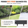 image:imageVEVOR Steel Landscape Edging 5 Packs 39 x 4 in RustResistant Metal Landscape Edging Bendable Garden Edging Border Heavy Duty Lawn Edging EasytoInstall Flower Bed Yard Pathway Divider Brown39 L x 5 H