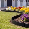 image:imageVEVOR Steel Landscape Edging 6 Packs 40 x 8 in RustResistant Metal Landscape Edging Bendable Garden Edging Border Heavy Duty Lawn Edging EasytoInstall Flower Bed Yard Pathway Divider Black40 L x 6 H 6 Pack