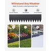 image:imageVEVOR Steel Landscape Edging 6 Packs 40 x 8 in RustResistant Metal Landscape Edging Bendable Garden Edging Border Heavy Duty Lawn Edging EasytoInstall Flower Bed Yard Pathway Divider Black40 L x 10 H 6 Pack