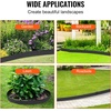 image:imageVEVOR Steel Landscape Edging 6 Packs 40 x 8 in RustResistant Metal Landscape Edging Bendable Garden Edging Border Heavy Duty Lawn Edging EasytoInstall Flower Bed Yard Pathway Divider Black40 L x 12 H 4 Pack