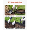 image:imageVEVOR Steel Landscape Edging 6 Packs 40 x 8 in RustResistant Metal Landscape Edging Bendable Garden Edging Border Heavy Duty Lawn Edging EasytoInstall Flower Bed Yard Pathway Divider Black40 L x 6 H 6 Pack