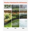 image:imageVEVOR Steel Landscape Edging 6 Packs 40 x 8 in RustResistant Metal Landscape Edging Bendable Garden Edging Border Heavy Duty Lawn Edging EasytoInstall Flower Bed Yard Pathway Divider Black40 L x 6 H 6 Pack
