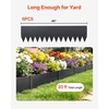 image:imageVEVOR Steel Landscape Edging 6 Packs 40 x 8 in RustResistant Metal Landscape Edging Bendable Garden Edging Border Heavy Duty Lawn Edging EasytoInstall Flower Bed Yard Pathway Divider Black40 L x 10 H 6 Pack