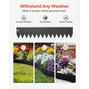 image:imageVEVOR Steel Landscape Edging 6 Packs 40 x 8 in RustResistant Metal Landscape Edging Bendable Garden Edging Border Heavy Duty Lawn Edging EasytoInstall Flower Bed Yard Pathway Divider Black40 L x 8 H 6 Pack