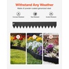 image:imageVEVOR Steel Landscape Edging 6 Packs 40 x 8 in RustResistant Metal Landscape Edging Bendable Garden Edging Border Heavy Duty Lawn Edging EasytoInstall Flower Bed Yard Pathway Divider Black40 L x 6 H 6 Pack