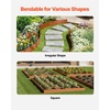 image:imageVEVOR Steel Landscape Edging 6 Packs 40 x 8 in WeatherResistant amp PreRust Metal Landscape Edging Bendable Garden Edging Border Lawn Edging for Flower Bed Yard Pathway DividerUpgraded versionShark Spike