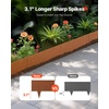 image:imageVEVOR Steel Landscape Edging 6 Packs 40 x 8 in WeatherResistant amp PreRust Metal Landscape Edging Bendable Garden Edging Border Lawn Edging for Flower Bed Yard Pathway DividerUpgraded versionShark Spike