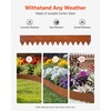 image:imageVEVOR Steel Landscape Edging 6 Packs 40 x 8 in WeatherResistant amp PreRust Metal Landscape Edging Bendable Garden Edging Border Lawn Edging for Flower Bed Yard Pathway DividerModern