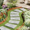 image:imageVEVOR Steel Landscape Edging 6 Packs 40 x 8 in WeatherResistant amp PreRust Metal Landscape Edging Bendable Garden Edging Border Lawn Edging for Flower Bed Yard Pathway DividerUpgraded versionShark Spike