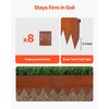image:imageVEVOR Steel Landscape Edging 6 Packs 40 x 8 in WeatherResistant amp PreRust Metal Landscape Edging Bendable Garden Edging Border Lawn Edging for Flower Bed Yard Pathway DividerModern