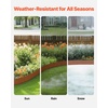 image:imageVEVOR Steel Landscape Edging 6 Packs 40 x 8 in WeatherResistant amp PreRust Metal Landscape Edging Bendable Garden Edging Border Lawn Edging for Flower Bed Yard Pathway DividerUpgraded versionRipple Spike