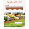 image:imageVEVOR Steel Landscape Edging 6 Packs 40 x 8 in WeatherResistant amp PreRust Metal Landscape Edging Bendable Garden Edging Border Lawn Edging for Flower Bed Yard Pathway DividerModern