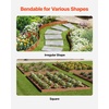 image:imageVEVOR Steel Landscape Edging 6 Packs 40 x 8 in WeatherResistant amp PreRust Metal Landscape Edging Bendable Garden Edging Border Lawn Edging for Flower Bed Yard Pathway DividerUpgraded versionShark Spike
