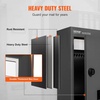 image:imageVEVOR Through The Wall Drop Box Deposit Safe 125x63x169 Rainproof Heavy Duty Steel Mailbox with Combination Lock for Wall Thickness 2879 Home Office Locking Wall Mount Mail Drop Box BlackBlack