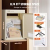 image:imageVEVOR Through The Wall Drop Box Deposit Safe 125x63x169 Rainproof Heavy Duty Steel Mailbox with Combination Lock for Wall Thickness 2879 Home Office Locking Wall Mount Mail Drop Box BlackBeige