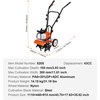image:imageVEVOR Tiller Cultivator Gas Powered 43CC 2Stroke Garden Cultivator Tiller with 4 Steel Adjustable Front Tines for Lawn Garden and Field Soil Cultivation43CC 2Stroke