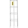 image:imageVEVOR Tomato Cages 118 x 118 x 461 10 Packs Square Plant Support Cages Silver PVCCoated Steel Tomato Towers for Climbing Vegetables Plants Flowers FruitsSilver