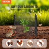 image:imageVEVOR Tomato Cages 118 x 118 x 461 10 Packs Square Plant Support Cages Silver PVCCoated Steel Tomato Towers for Climbing Vegetables Plants Flowers Fruitsblack