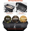 image:imageVEVOR Tow Behind Broadcast Spreader 130LBS Capacity TowPush Garden Spreader with 13 in Tires 30 Adjustable Setting amp 98 ft Spreading Width Lawn Spreaders for Seed Fertilizer Salt Ice Melt