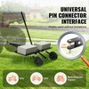 image:imageVEVOR Tow Behind Dethatcher 40inch Tow Dethatcher with 20 Spring Steel Tines Lawn Dethatcher Rake for ATV or Mower Tow Behind Lawn Rake with Lift Handle for Garden Farm Grass40Tow Dethatcher