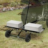 image:imageVEVOR Tow Behind Dethatcher 40inch Tow Dethatcher with 20 Spring Steel Tines Lawn Dethatcher Rake for ATV or Mower Tow Behind Lawn Rake with Lift Handle for Garden Farm Grass40Tow Dethatcher