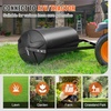 image:imageVEVOR Tow Behind Lawn Roller 400lbs SandWater Filled Yard Roller LLDPE Drum and Steel Frame Sod Roller with EasyTurn Plug Tow Behind a Tractor or ATV for Lawn Garden Farm Park Black
