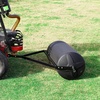 image:imageVEVOR Tow Behind Lawn Roller 400lbs SandWater Filled Yard Roller LLDPE Drum and Steel Frame Sod Roller with EasyTurn Plug Tow Behind a Tractor or ATV for Lawn Garden Farm Park Black