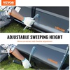 image:imageVEVOR Tow Behind Lawn Sweeper 48 in Pull Behind Yard Sweeper 26 cu ft Hopper Bag Capacity Leaf amp Grass Collector with Dumping Rope Adjustable Sweeping Height Garden Sweepers for Lawn Farm44 Inch