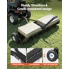 image:imageVEVOR Tow Behind Plug Aerator 32 in Lawn Spike Aerator with Universal Hitch Heavy Duty amp RustResistant Pull Behind Spike Aerator Tool with Folded Edge Tray for Farmland amp Garden TractorsCore Aerator 48in