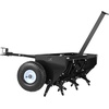 image:imageVEVOR Tow Behind Plug Aerator 32 in Lawn Spike Aerator with Universal Hitch Heavy Duty amp RustResistant Pull Behind Spike Aerator Tool with Folded Edge Tray for Farmland amp Garden TractorsCore Aerator 40in