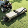 image:imageVEVOR Tow Behind Plug Aerator 32 in Lawn Spike Aerator with Universal Hitch Heavy Duty amp RustResistant Pull Behind Spike Aerator Tool with Folded Edge Tray for Farmland amp Garden TractorsCore Aerator 48in