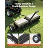 image:imageVEVOR Tow Behind Plug Aerator 32 in Lawn Spike Aerator with Universal Hitch Heavy Duty amp RustResistant Pull Behind Spike Aerator Tool with Folded Edge Tray for Farmland amp Garden TractorsCore Aerator 40in