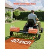 image:imageVEVOR Tow Behind Plug Aerator 32 in Lawn Spike Aerator with Universal Hitch Heavy Duty amp RustResistant Pull Behind Spike Aerator Tool with Folded Edge Tray for Farmland amp Garden TractorsSpike Aerator 40in