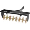 image:imageVEVOR Tow Behind Plug Aerator 32 in Lawn Spike Aerator with Universal Hitch Heavy Duty amp RustResistant Pull Behind Spike Aerator Tool with Folded Edge Tray for Farmland amp Garden TractorsSpike Aerator 32in