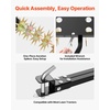 image:imageVEVOR Tow Behind Plug Aerator 32 in Lawn Spike Aerator with Universal Hitch Heavy Duty amp RustResistant Pull Behind Spike Aerator Tool with Folded Edge Tray for Farmland amp Garden TractorsSpike Aerator 40in