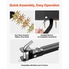 image:imageVEVOR Tow Behind Plug Aerator 32 in Lawn Spike Aerator with Universal Hitch Heavy Duty amp RustResistant Pull Behind Spike Aerator Tool with Folded Edge Tray for Farmland amp Garden TractorsSpike Aerator 32in