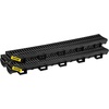 image:imageVEVOR Trench Drain System 5 Pack Channel Drain with Plastic Grate 57 x 31 in HDPE Drainage Trench Black Plastic Garage Floor Waterway 5 x 39 in with 5 End Caps for Garden Driveway3pack 5731in  plastic