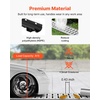 image:imageVEVOR Trench Drain System 5 Pack Channel Drain with Plastic Grate 57 x 31 in HDPE Drainage Trench Black Plastic Garage Floor Waterway 5 x 39 in with 5 End Caps for Garden Driveway5pack 5731in  metal