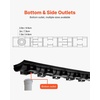 image:imageVEVOR Trench Drain System 5 Pack Channel Drain with Plastic Grate 57 x 31 in HDPE Drainage Trench Black Plastic Garage Floor Waterway 5 x 39 in with 5 End Caps for Garden Driveway5pack 5731in  plastic